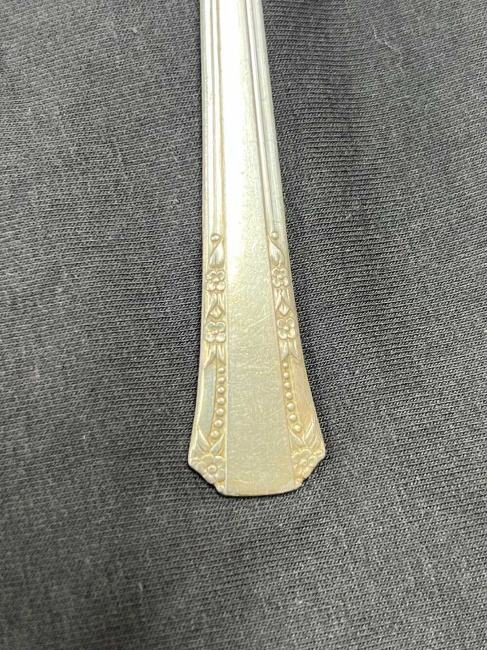 DEL MAR Dinner Forks Rogers Oneida Silver plate Art deco one replacement spoon